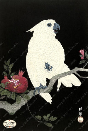 PDXC19744 -- Japanese Bird Woodblock