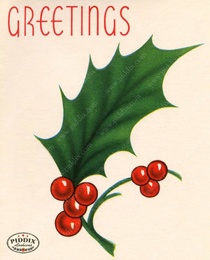 PDXC19875a -- Christmas Greens Color Illustration