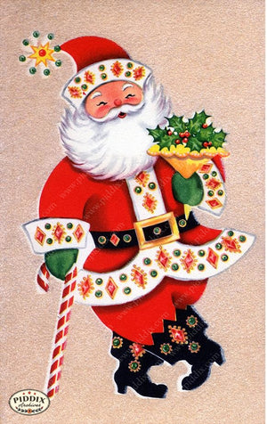 PDXC19899a -- Santa Claus Color Illustration