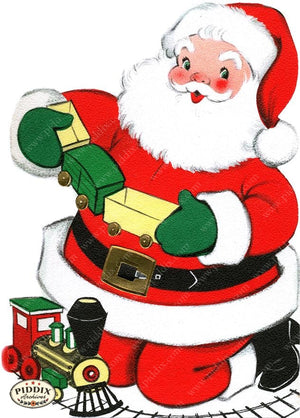 PDXC19900a -- Santa Claus Color Illustration