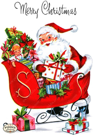 PDXC19908a -- Santa Claus Color Illustration