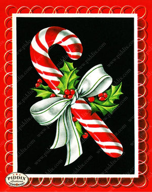 PDXC19909a -- Christmas Candy Color Illustration