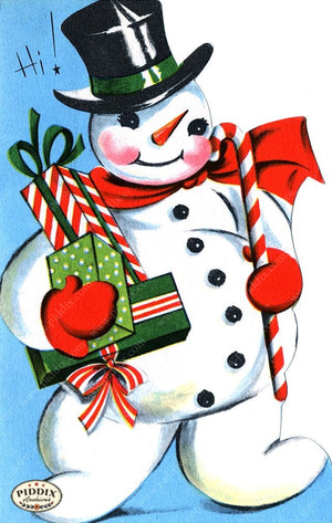 PDXC19916a -- Snowmen women Color Illustration