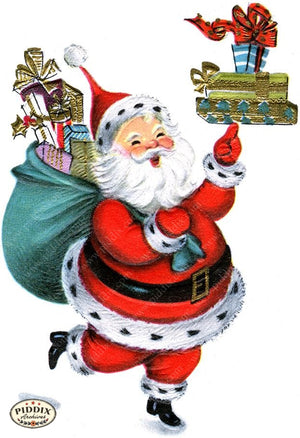PDXC19917b -- Santa Claus Color Illustration