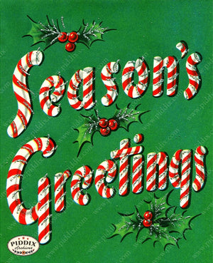 PDXC19924a -- Christmas Words Color Illustration