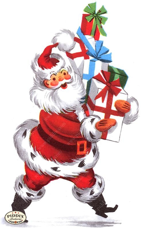 PDXC19932a -- Santa Claus Color Illustration