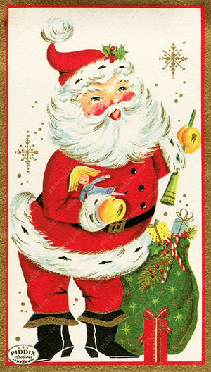 PDXC20122a -- Santa Claus Color Illustration