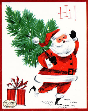 PDXC20126a -- Santa Claus Color Illustration