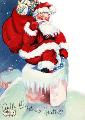PDXC20127a -- Santa Claus Color Illustration