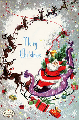 PDXC20134a -- Santa Claus Color Illustration