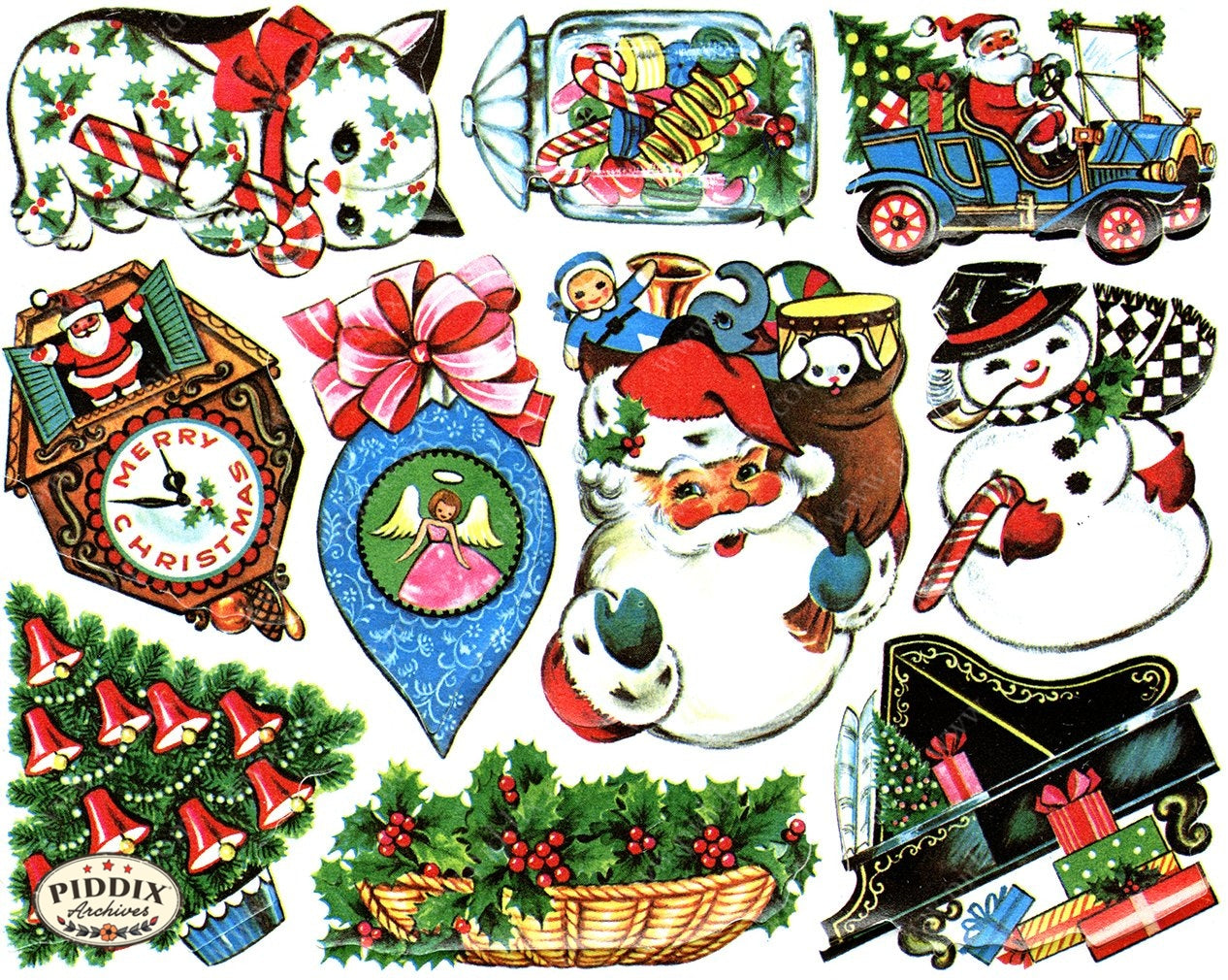 PDXC20140a -- Santa Claus Color Illustration
