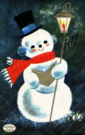 PDXC20159a -- Snowmen women Color Illustration
