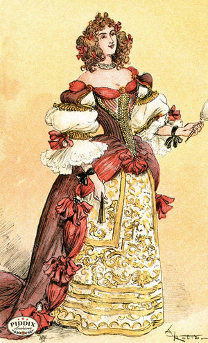 Pdxc2148 -- French Fashion Color Illustration