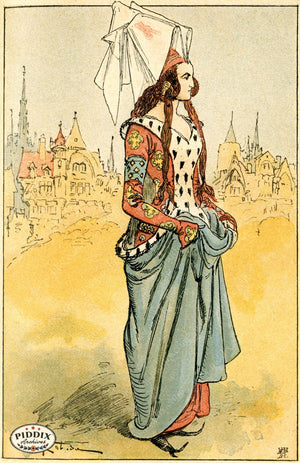 Pdxc2150 -- French Fashion Color Illustration