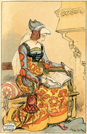 Pdxc2152 -- French Fashion Color Illustration