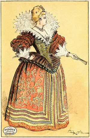 Pdxc2157 -- French Fashion Color Illustration