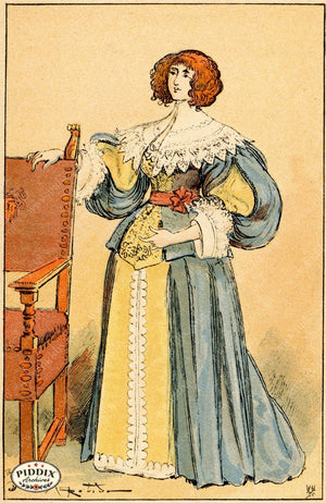 Pdxc2159 -- French Fashion Color Illustration