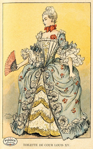 Pdxc2162 -- French Fashion Color Illustration