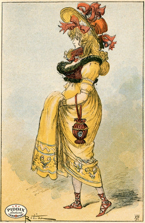 Pdxc2168 -- French Fashion Color Illustration