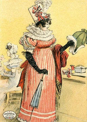 Pdxc2170 -- French Fashion Color Illustration