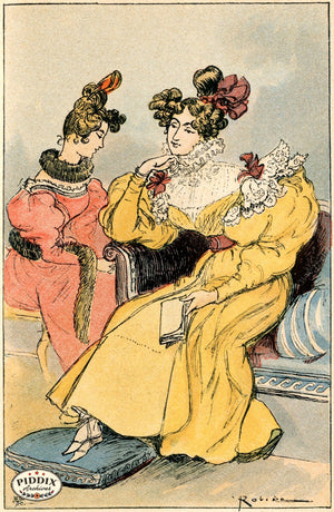 Pdxc2173 -- French Fashion Color Illustration