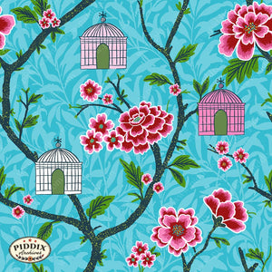 Pdxc22065 -- Blue And Pink Garden Pattern