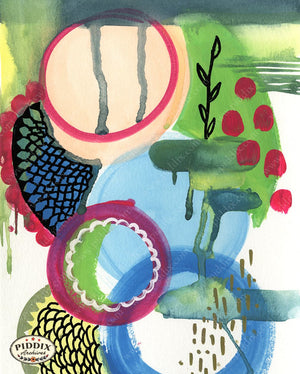 Pdxc23450 -- Abstract Painting Original Collage