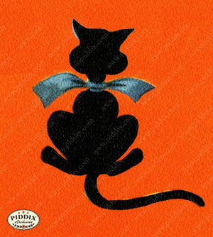 Pdxc23847D -- Halloween Black Cat Pattern