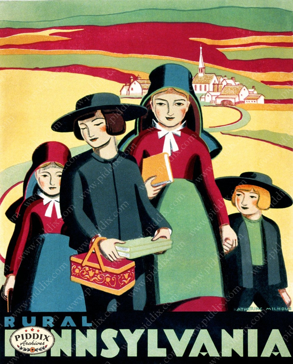 Pdxc2412 -- Vintage Travel Posters Poster