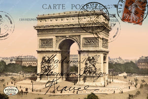 Pdxc3066 -- Travel Postcards Original Collage