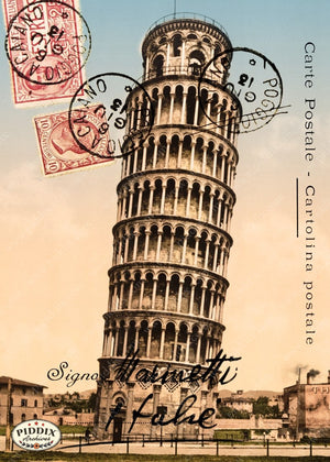 Pdxc3067 -- Travel Postcards Original Collage