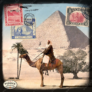 Pdxc3865 -- Travel Postcards Original Collage