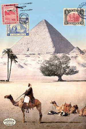 Pdxc3865 -- Travel Postcards Original Collage