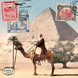Pdxc3865 -- Travel Postcards Original Collage