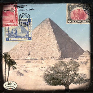 Pdxc3865 -- Travel Postcards Original Collage