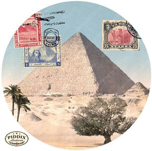 Pdxc3865 -- Travel Postcards Original Collage
