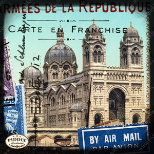 Pdxc3871A -- Travel Postcards Original Collage
