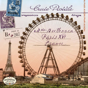 Pdxc3873 -- Travel Postcards Original Collage