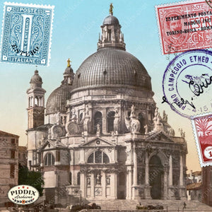 Pdxc3876A -- Travel Postcards Original Collage