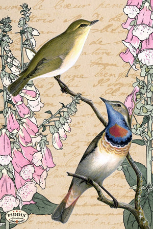 Pdxc3904 -- French Florals Original Collage