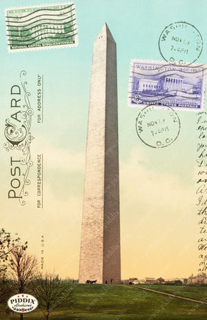 Pdxc3919B -- Travel Postcards Original Collage