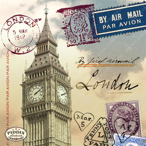 Pdxc4157A -- Travel Postcards Original Collage