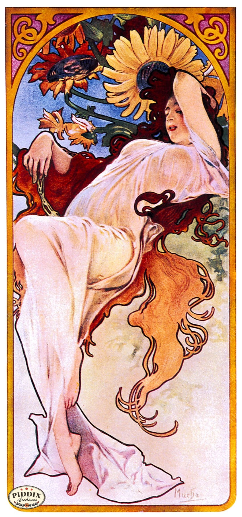 Pdxc4185B -- French Posters Color Illustration