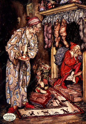 Pdxc4188 -- The Night Before Christmas Color Illustration