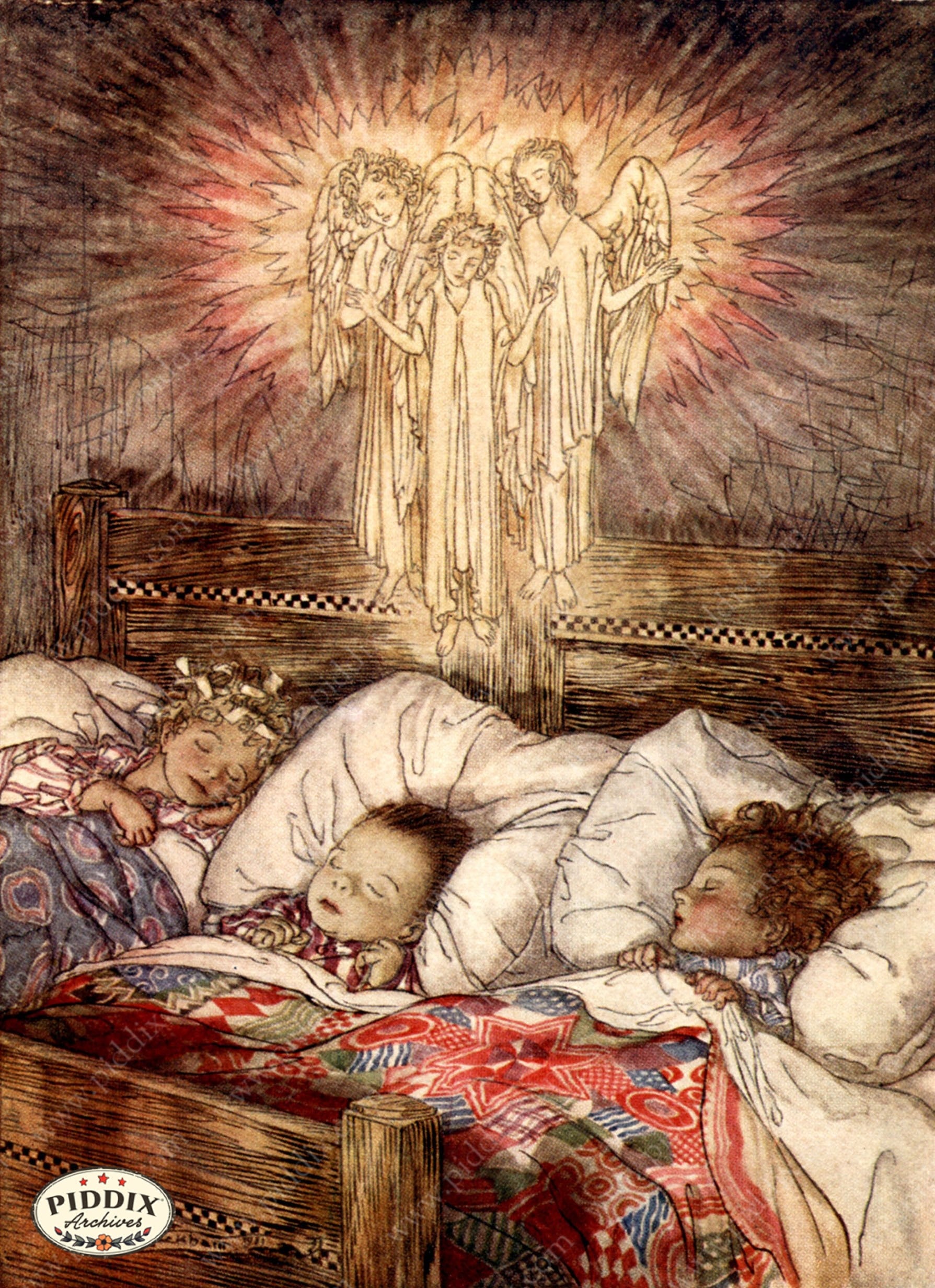 Pdxc4203 -- The Night Before Christmas Color Illustration