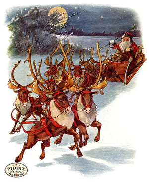 Pdxc4258 -- The Night Before Christmas Color Illustration