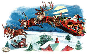 Pdxc4262B -- The Night Before Christmas Color Illustration