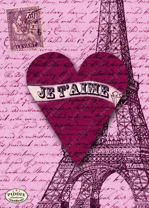 Pdxc4286 -- City Of Love Original Collage