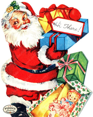 Pdxc4456A -- Santa Claus Color Illustration