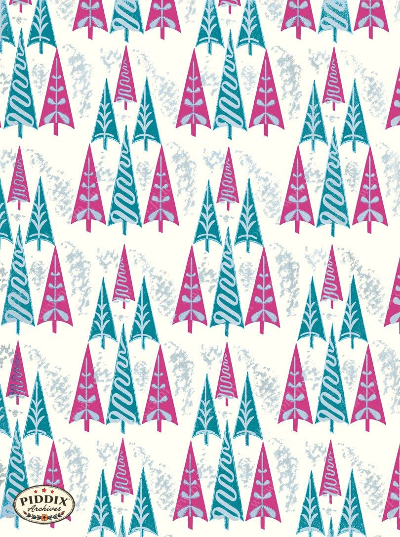 Pdxc4516C -- Christmas Patterns Color Illustration